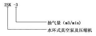 2SK水環(huán)真空泵型號意義